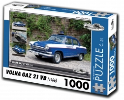 Puzzle rétro voitures Volga GAZ 21 VB 1000 pièces