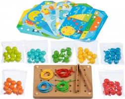 Houten mozaïek met pincet en borduren LUCY & LEO