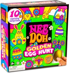 Schylling NeeDoh Golden Egg Hunt – set of squishy surprise toys