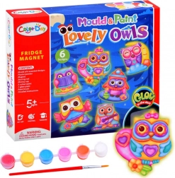 Creatieve set voor het maken van magneten – uilen