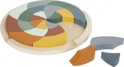 gekleurde houten puzzel safari mandala small foot