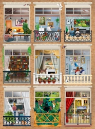 Puzzel Interieur van het huis 3000 stukjes