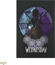 Gelijnd notitieblok Wednesday met zachte kaft, 128 pagina’s