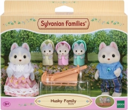 Husky Family SYLVANIAN FAMILIES – figure set with sled