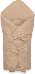 Classic lace-up swaddle wrap New Baby cappuccino