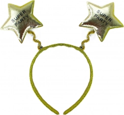 Carnavalsdiadeem Super Party in goudkleur