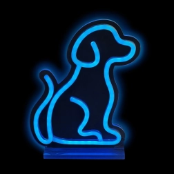 2Kids Toys LED neonlampje hond voor op tafel