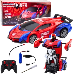 Race Car and Robot Spider Remote Control 2in1