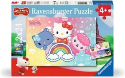 Puzzel 2×24 stukjes HELLO KITTY