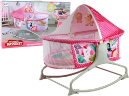 Multifunctioneel Kinderbed met Schommel 2in1 in Roze Kleur