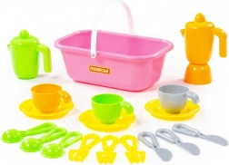 Top Chef servies set met mandje voor 3 personen