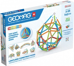 Geomag Supercolor bouwset 142 onderdelen van gerecycled plastic