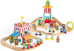 Houten Treinbaan Kermispret