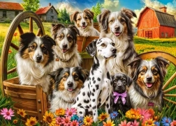 Puzzle Happy Dogs in the Countryside 260 Pieces