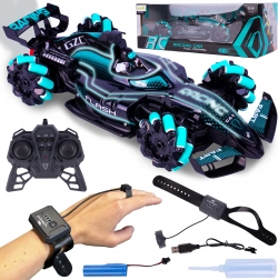 RC-driftauto bestuurd met handgebaren