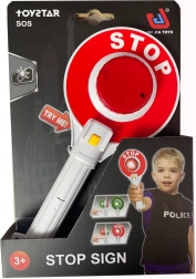 Politie-stopbord met licht