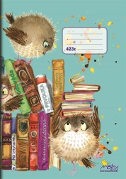 Schoolschrift A4 voor leesdagboek, gelijnd 12 mm, 20 vellen