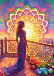 Puzzle ART PUZZLE Divine Sunset 1000 pieces