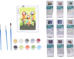 Creatieve set schilderen op nummer 20x30 cm