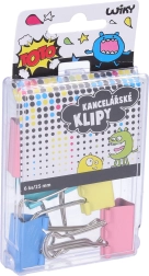 Kantoorklemmen 25 mm, set van 6 stuks