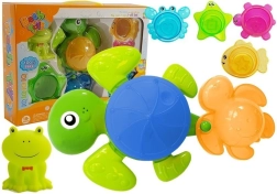 Set de bain avec animaux – petites tortues, rosettes et cascade d’eau