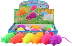 Shaggy Light-Up Mouse – Rubber Toy for Kids