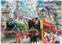 Puzzle House of Puzzles Train Departure 1000 Pieces