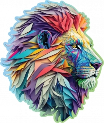 Houten puzzel Moderne leeuw 250 stukjes WOODEN CITY