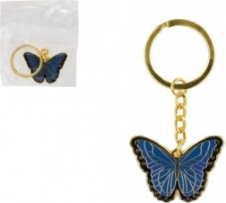 Metalen sleutelhanger Vlinder