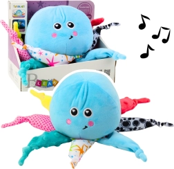 Sleeping Plush Octopus with Projector and Melodies