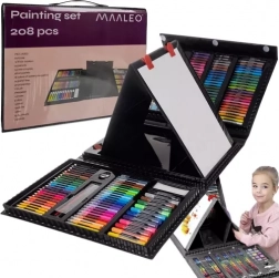 Art Set with Case 208 Pieces Maaleo