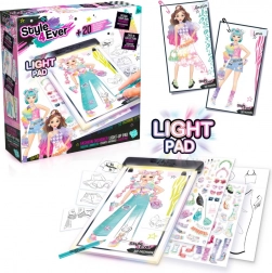 Style4Ever kit de stylisme avec tablette lumineuse