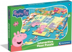 Interactieve vloerpuzzel PEPPA PIG met elektronische pen 70 × 100 cm