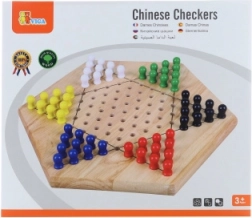 Houten strategisch spel Chinese dammen
