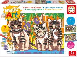 Malen nach Zahlen Kätzchen und Welpen EDUCA