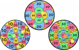 Klittenband-dartbord voor kinderen