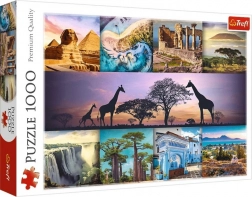 Trefl Puzzel 1000 stukjes - Collage Afrika