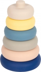 Silicone Stacking Tower SMALL FOOT, 6 pieces