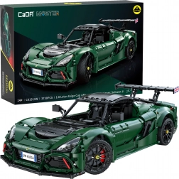 Bouwset CaDA sportwagen LOTUS Exige Cup 430 1:8, donkergroen, 3730 onderdelen