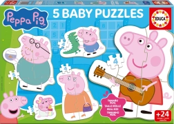 Baby Puzzle Peppa Pig 5-in-1 (2–5 pieces)