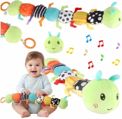 Interactieve pluche rups voor baby’s met muziek