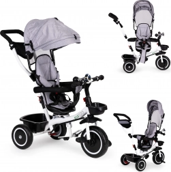 Tricycle with Rotatable Seat 360° Gray ECOTOYS