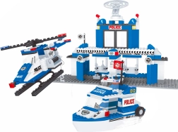 Compatible Police Building Set – Station 370 pcs