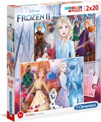 Puzzel 2x20 Super Color Frozen 2