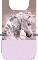 children’s poncho apron horse romantic
