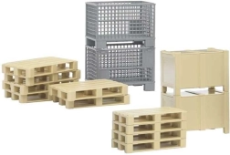 Bruder logistieke set – pallets en kisten