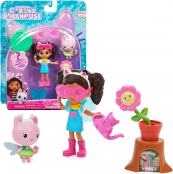 Kleine set GABBY'S DOLLHOUSE – Gabi Verrekijker-tuintje met accessoires
