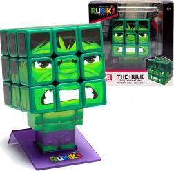 Rubik’s Cube 3x3 Hulk Cubers sur support