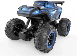 RC off-road car with gearbox and suspension – blue