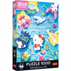 Puzzel Hello Kitty Op De Zomergolf 1000 Stukjes van Trefl